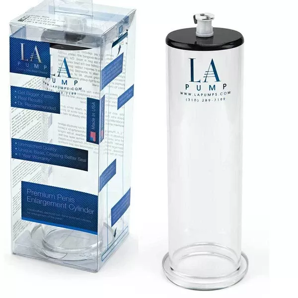 2.25 x 9 Inch Elliptical (Oval) Professional Pump Cylinder LA Penis Pump
