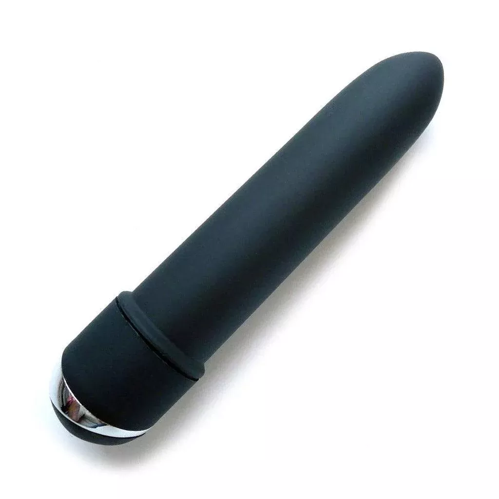 7-Function Classic Chic Mini Bullet Vibrator, Black