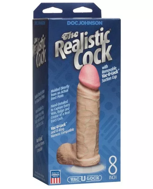 8" Realistic Cock with Balls