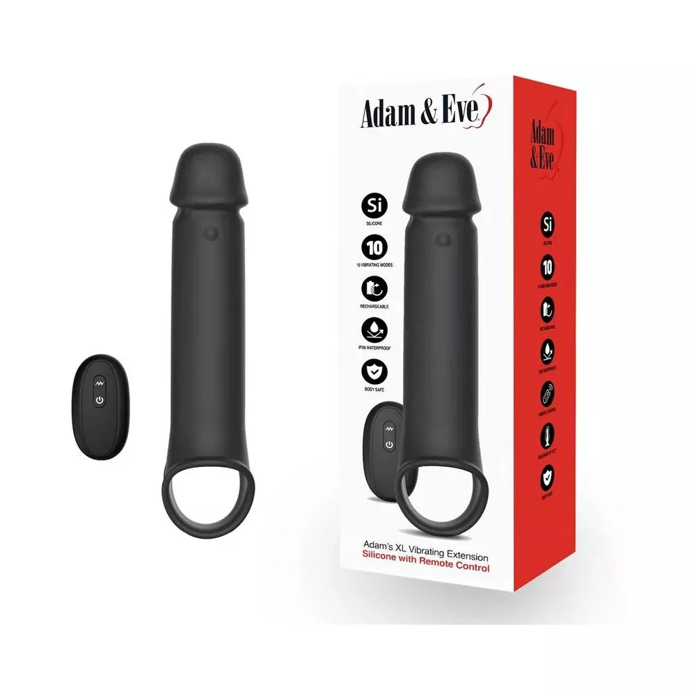 Adam & Eve Adam's XL Extension Silicone with Remote Control
