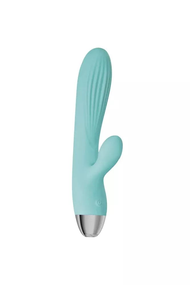 Adam & Eve - Eve's Rechargeable Pulsating Dual Massager - Teal