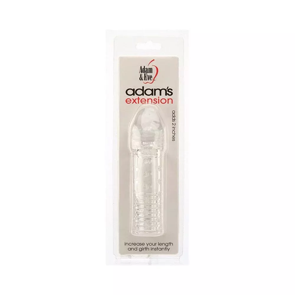 Adam & Eve Extension 2 in. Penis Extender Clear