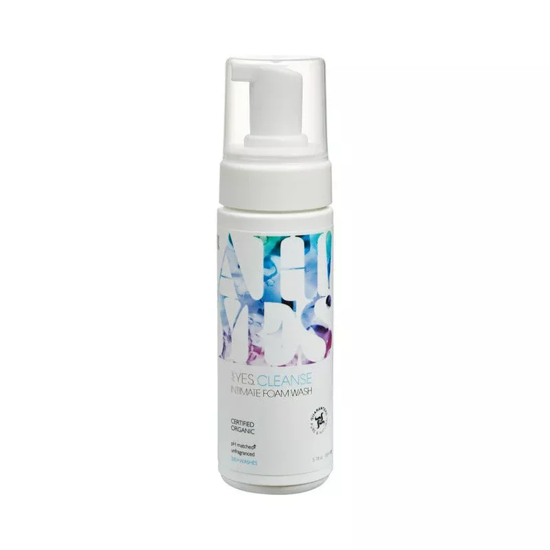 AH! YES CLEANSE Organic Intimate Foam Wash Unfragranced 5.1 oz | Red Garter