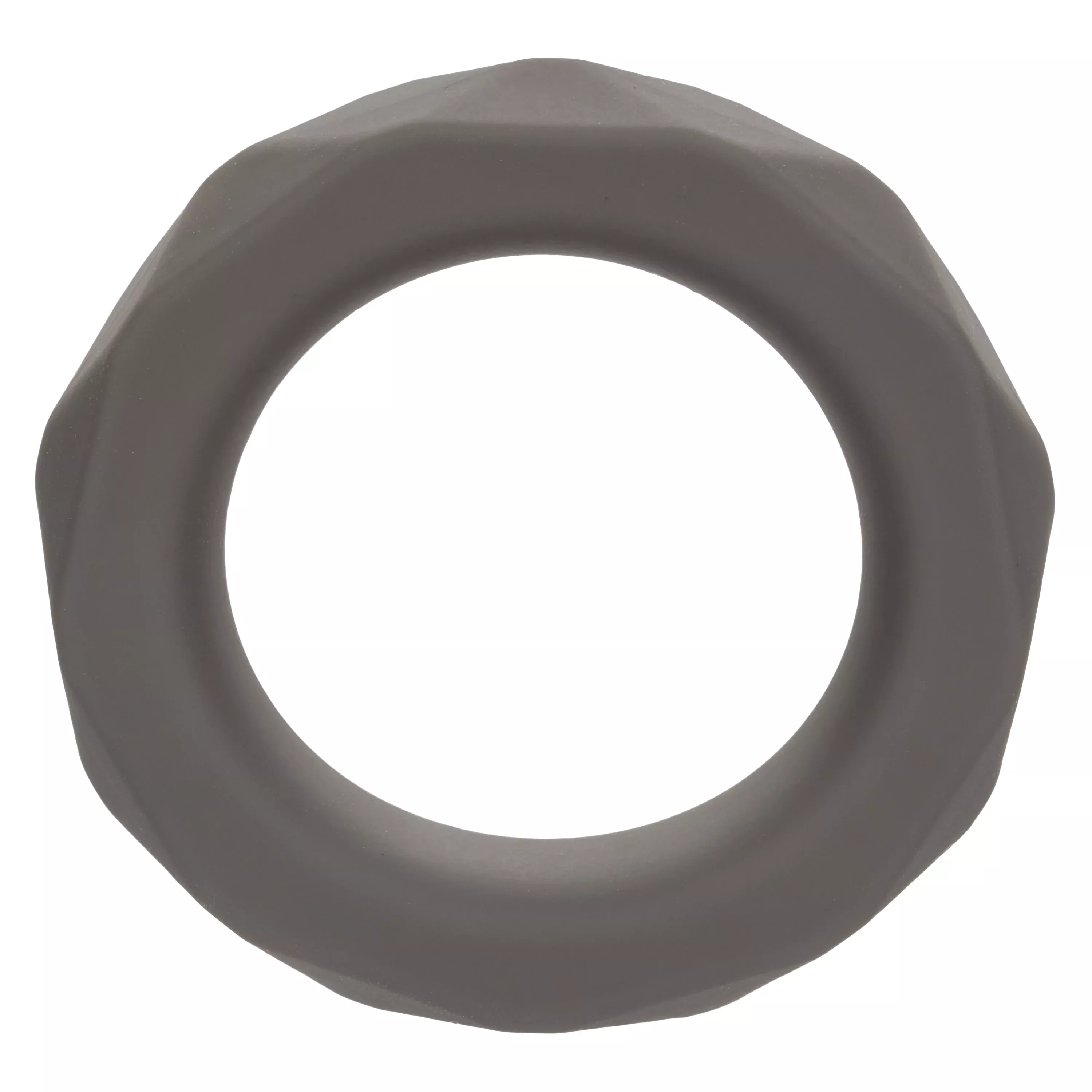 Alpha Liquid Silicone Prolong Prismatic Ring - Gray | Stuffgoodies