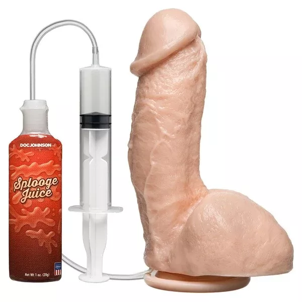 The Amazing 7 Inch Squirting Realistic Cock and Balls