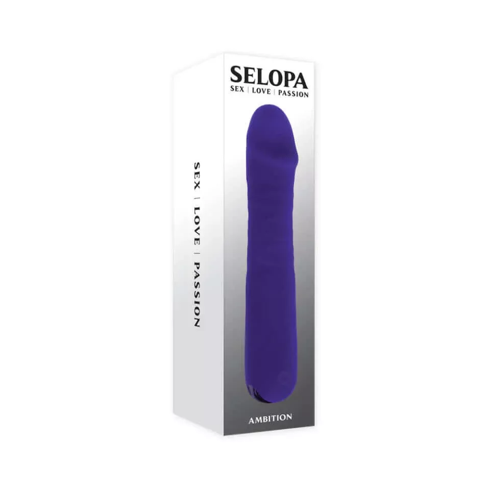 Ambition Thrusting Vibrator – Phallic Shape with 10 Thrusting Speeds & Patterns