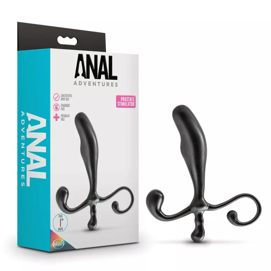 Anal Adventures By Blush Prostate Stimulator - The Pink Case Sex Shop