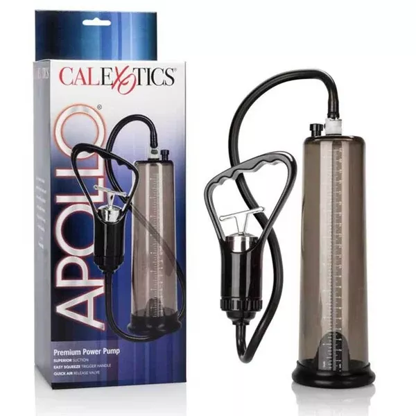 Apollo Men's Premium Power Penis Pump Smoke Cylinder