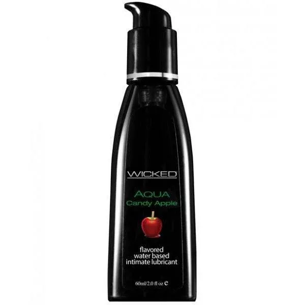 Aqua Candy Apple Flavored Water-Based Lubricant 2 Oz. | PayPal Accepted | Buy Online Discreetly