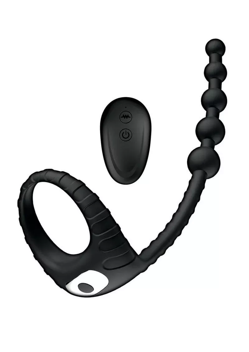 Atomic Dual Delight Rechargeable Silicone C-Ring and Anal Beads