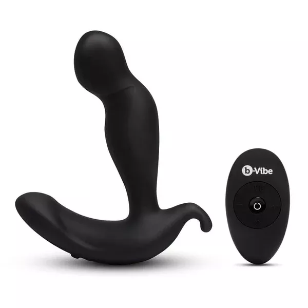 b-vibe 360 Plug Rotating and Vibrating Black Anal Plug
