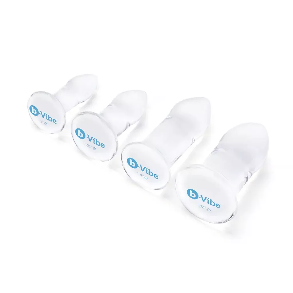 b-Vibe Glass Anal Dilators Set | Discreet Shipping
