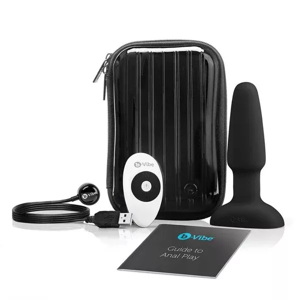 b-vibe Rimming Plug 2 | Rotating and Vibrating Butt Plug for Men
