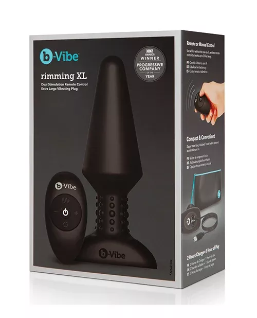 b-Vibe Rimming Plug XL | Large Rotating & Vibrating Anal Plug