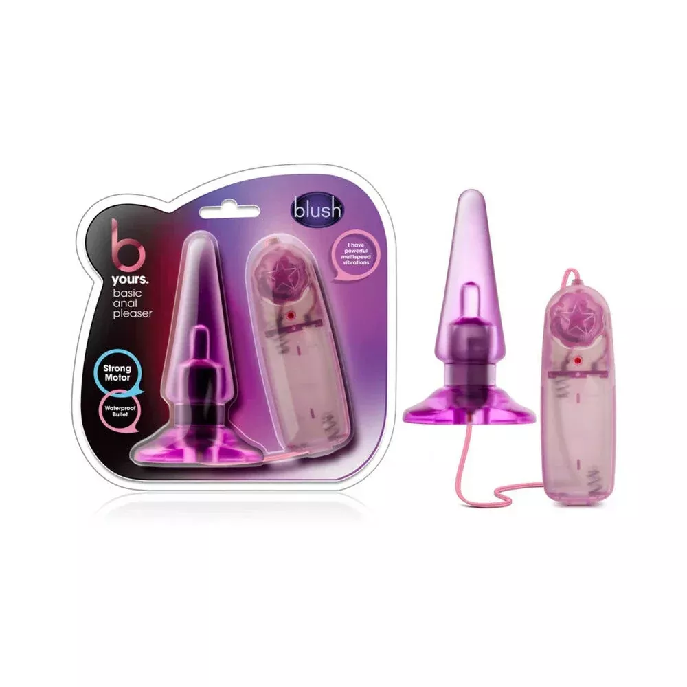 B Yours Basic Anal Pleaser Remote-Controlled Vibrating Anal Plug for Stimulation