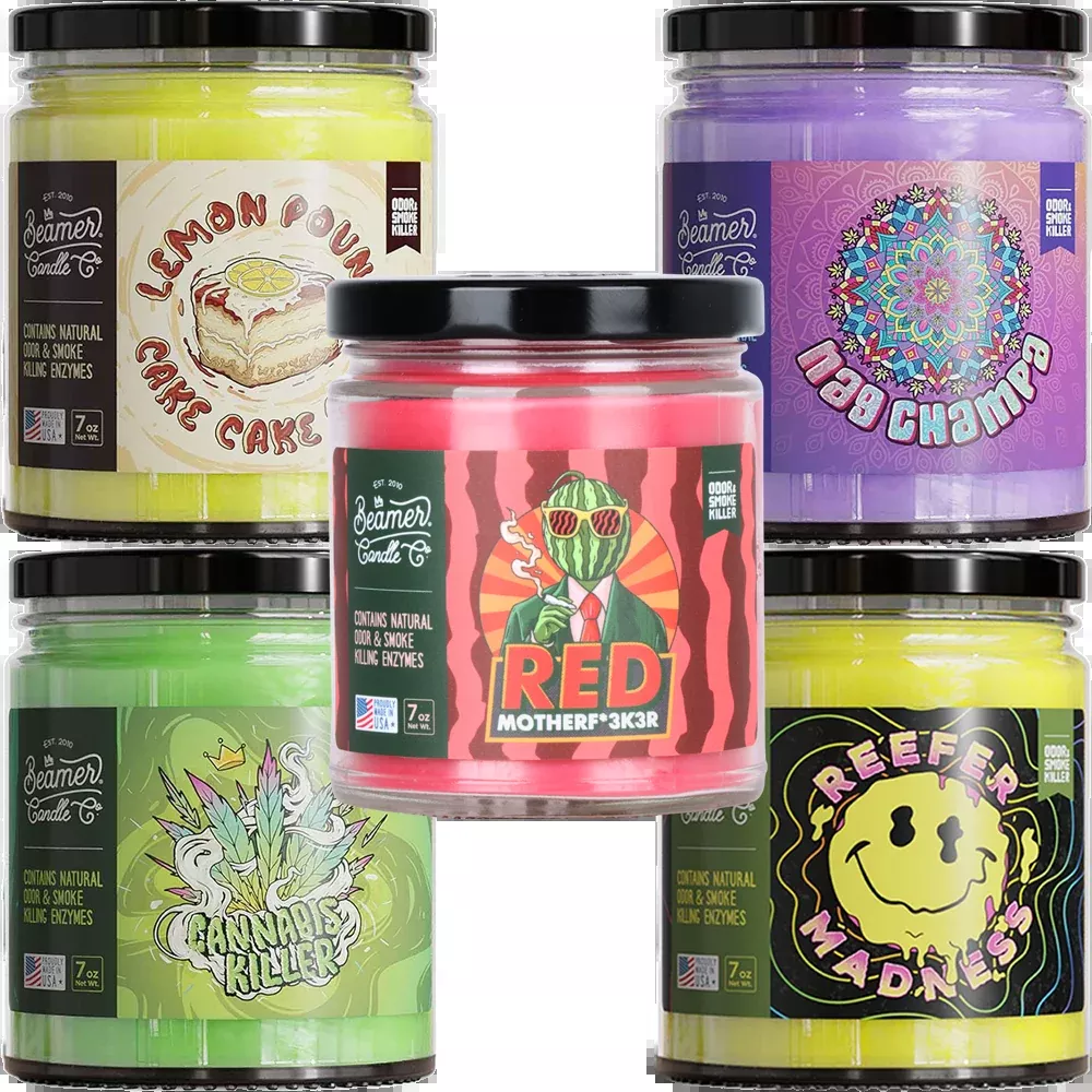 Beamer Candle Co. Odor & Smoke Killer Glass Jar Candle | 7oz