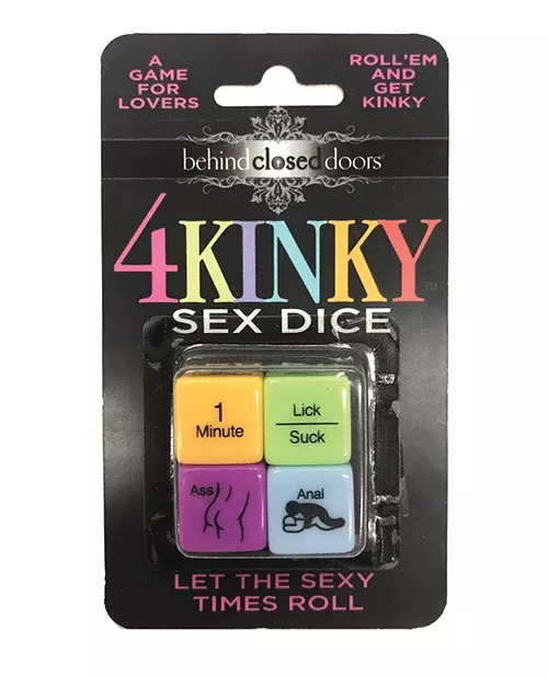 Behind Closed Doors 4 Kinky Sex Dice | Playful & Sexy Foreplay Game