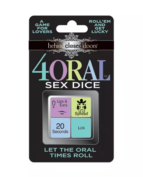 Behind Closed Doors 4 Oral Sex Dice | Fun & Intimate Foreplay Game
