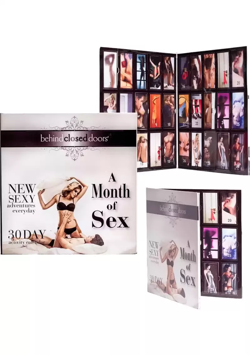 Behind Closed Doors Month Of Sex Activity Calender from Cherry Pie Online