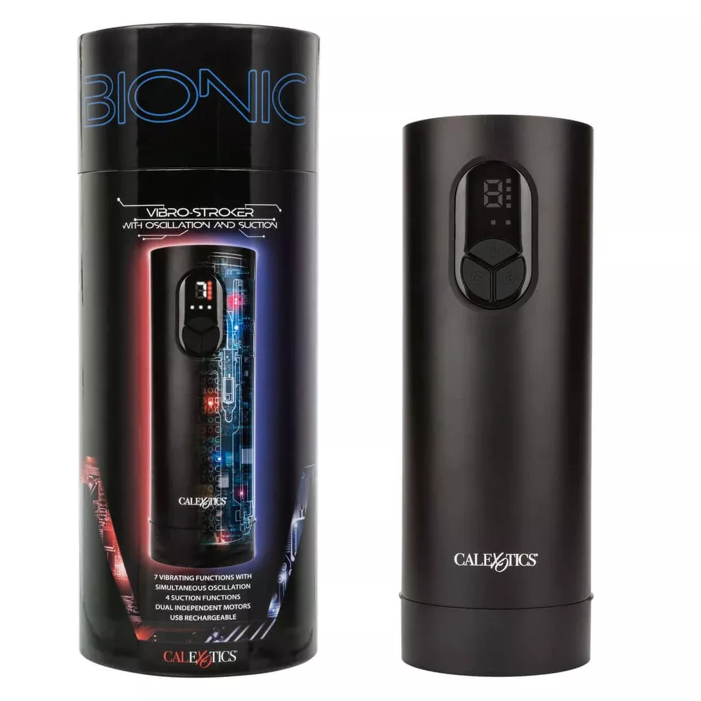 Bionic Vibro-Stroker with Oscillation and Suction Male Masturbator