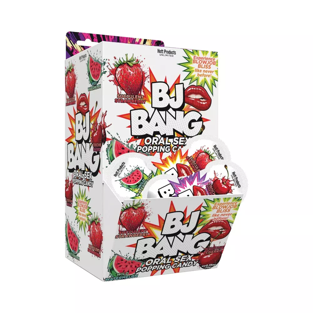 BJ BANG DISPLAY - 72 pieces - Red Garter Adult - For Him - For Her - Unisex