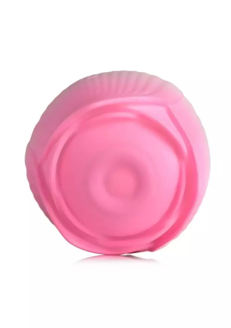 Bloomgasm Pulsing Petals Throbbing Silicone Rechargeable Rose Stimulator - Pink from Cherry Pie Online