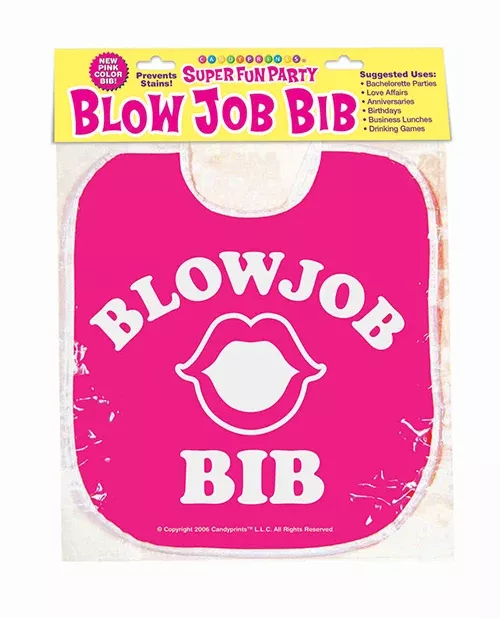 Blow Job Bib | Hilarious Gag Gift for Bachelor/Bachelorette Parties