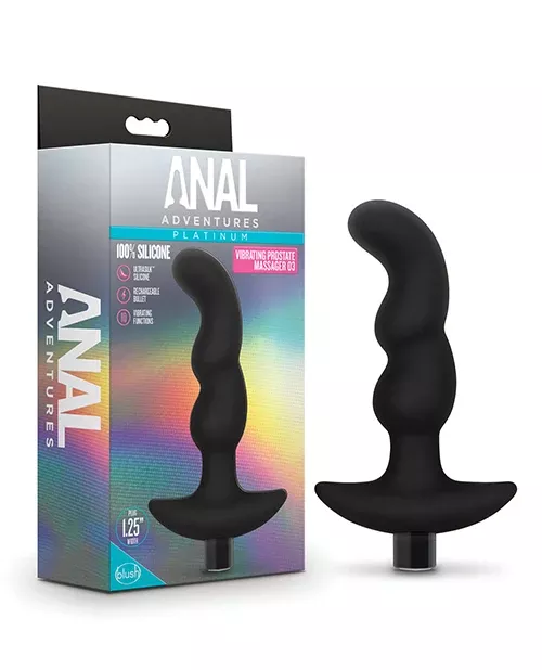 Blush Anal Adventures Platinum Vibrating Prostate Massager 03