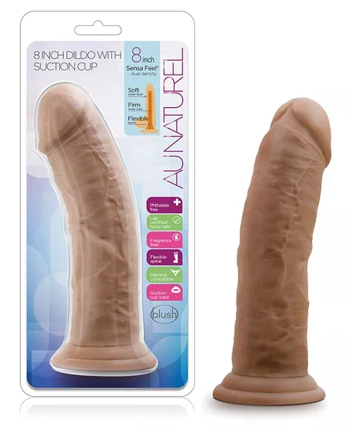 Blush Au Naturel 8" Dildo with Suction Cup | Realistic Dildo