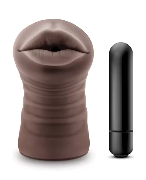 Blush EnLust Krystal Mouth Stroker w/ Vibrating Bullet – Oral Fantasy