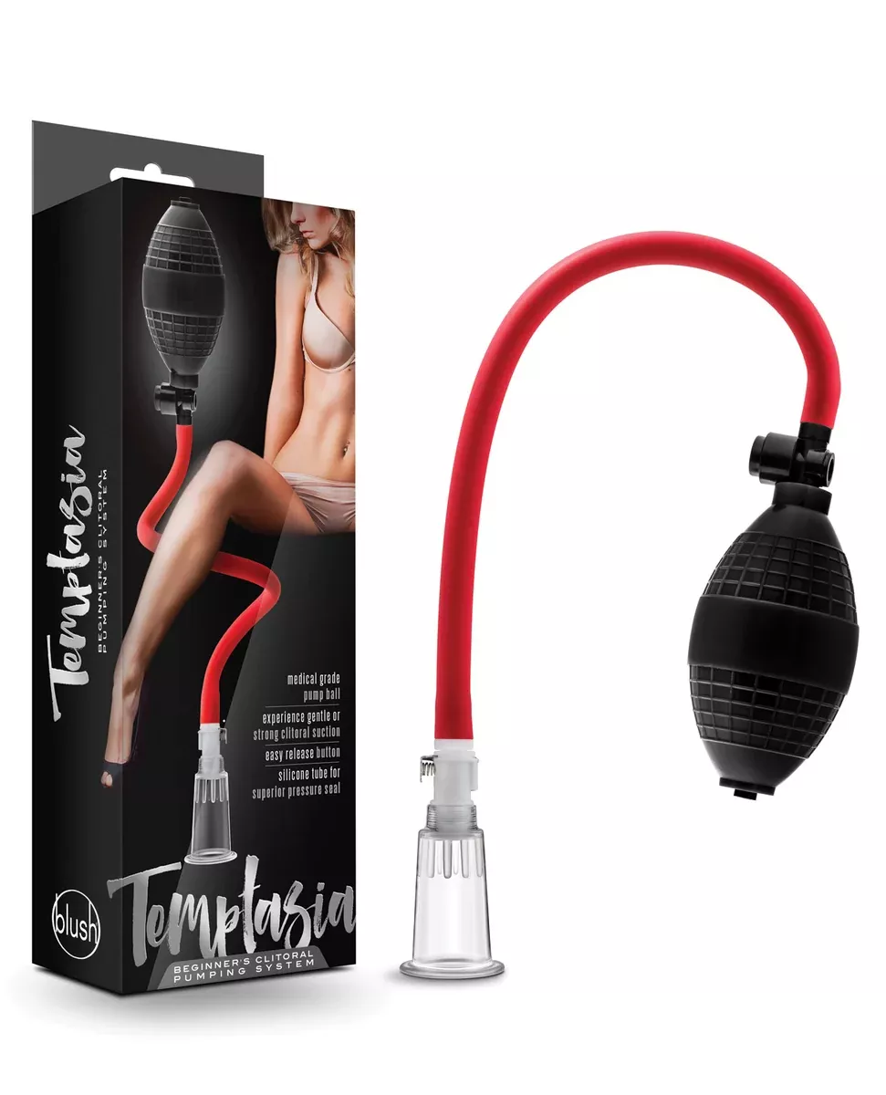 Blush Temptasia Beginner''s Clitoral Pumping System Black