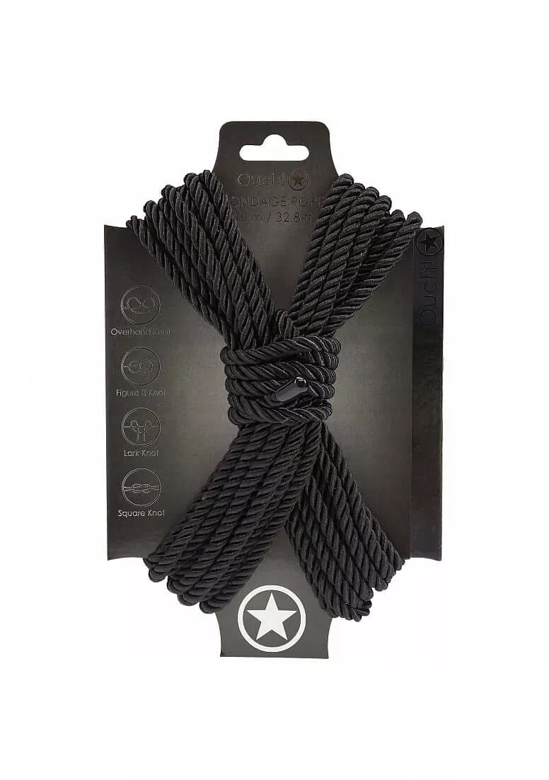 Bondage Rope 10 Meters Black