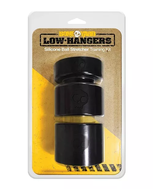 Boneyard Low Hangers Silicone Ball Stretcher Training Kit – Black