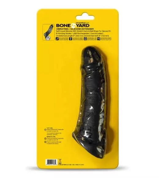 Boneyard Vibrating Extender 8 inch with Remote Control
