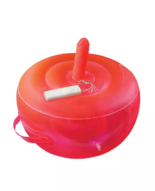 Bouncy Banger Inflatable Cushion w/Vibrating Dildo