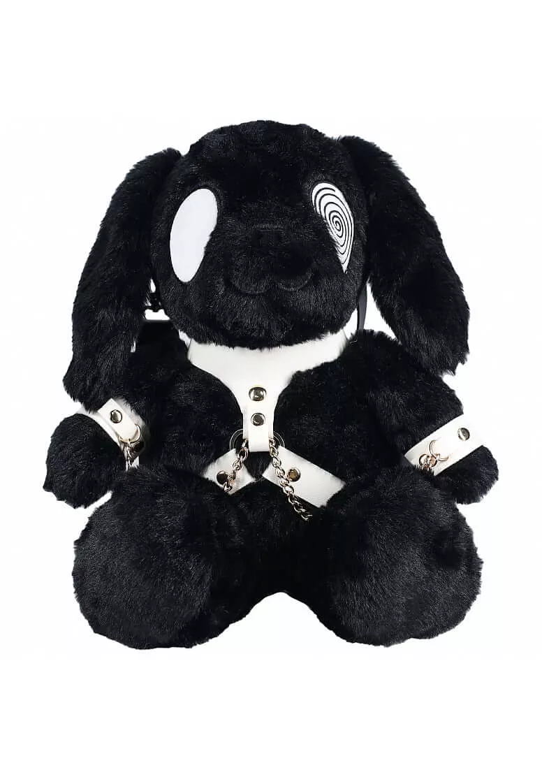 Bunny Backpack Circle Eye Large Black
