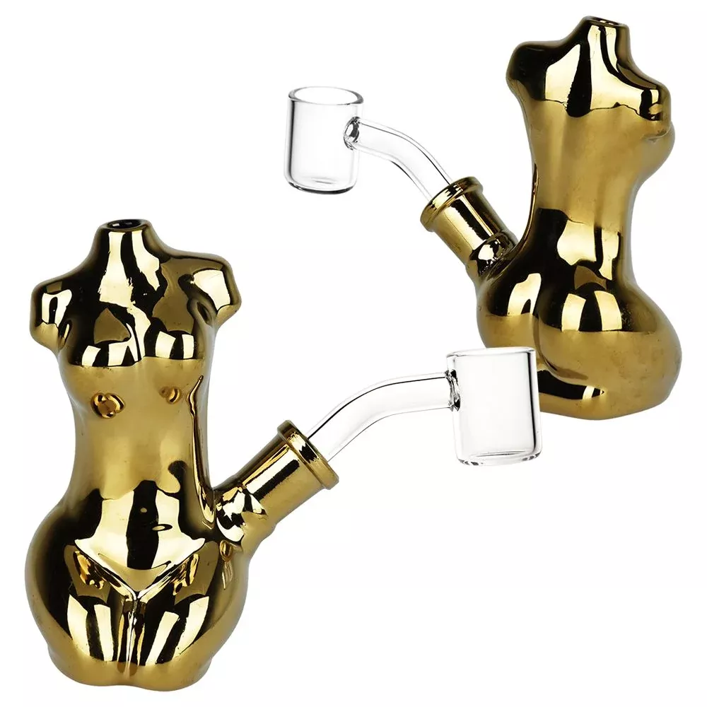 Buxom Body Electroplated Dab Rig - 4.25" / 14mm F