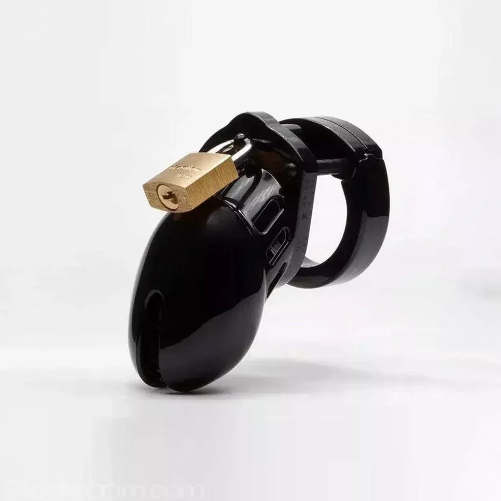 CB-6000S Male Chastity Device, Black