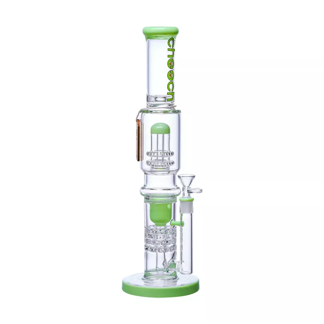 Cheech Glass 16" Shower Head Recycler Water Pipe