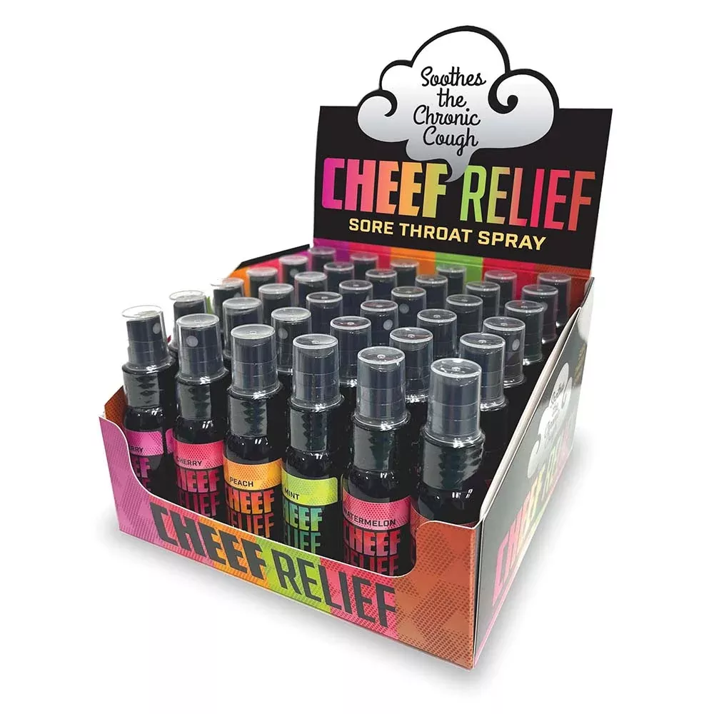Cheef Relief Throat Spray 36-Piece