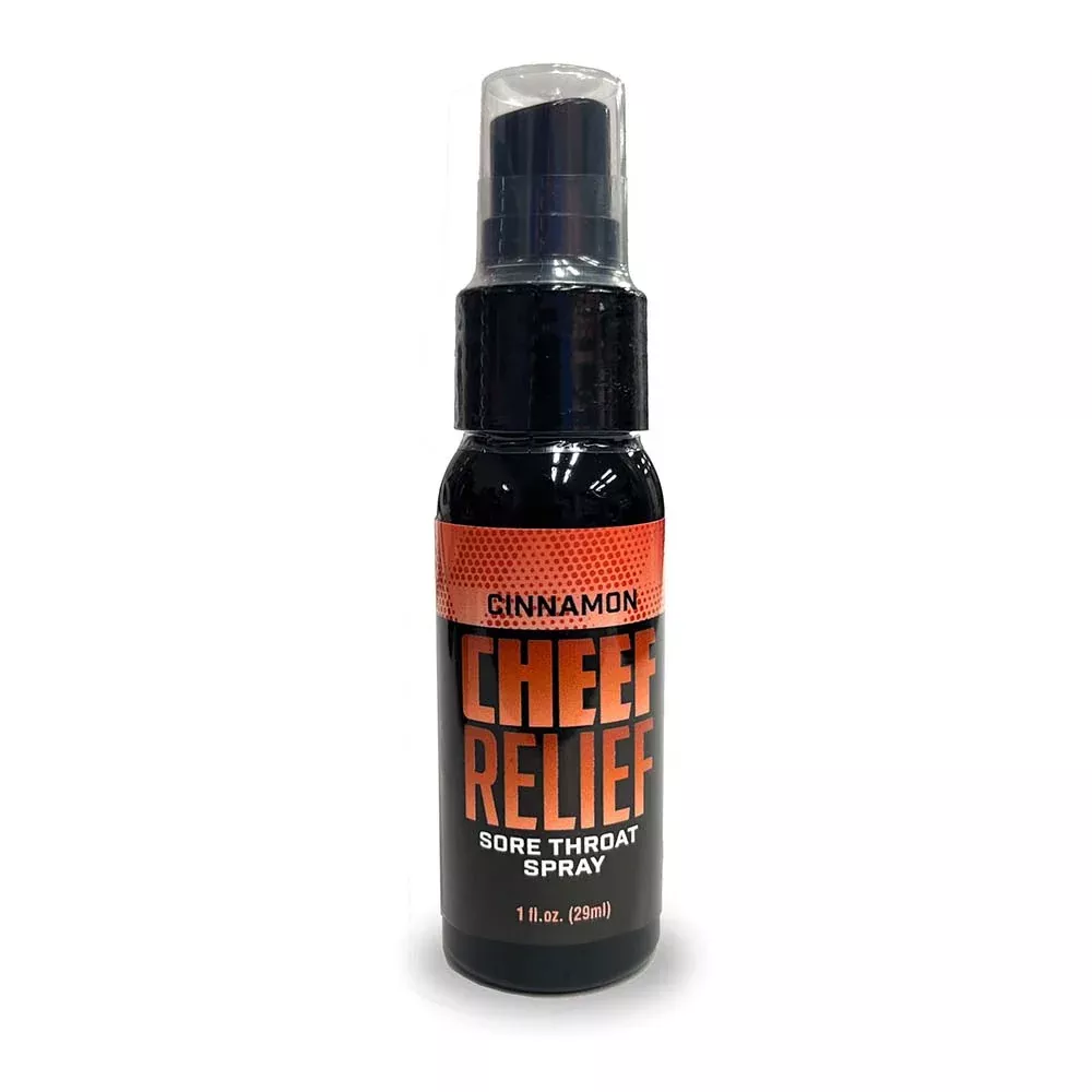 Cheef Relief Throat Spray Cinnamon 1 oz.