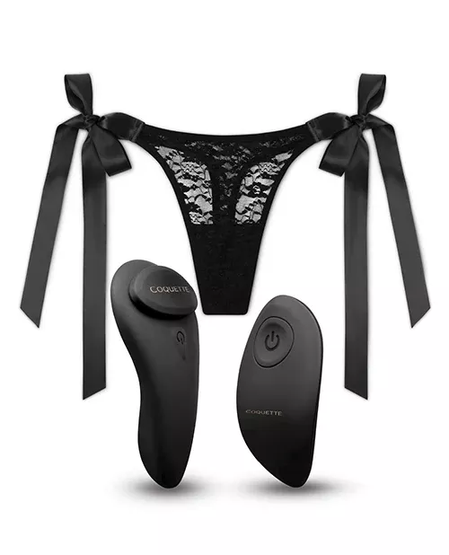 Coquette The Secret Panty Vibe - Remote-Controlled Lace Thong Vibe
