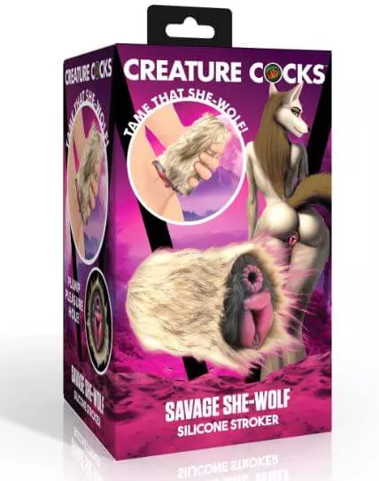 Creature Cocks Savage She-Wolf Pussy Silicone Stroker