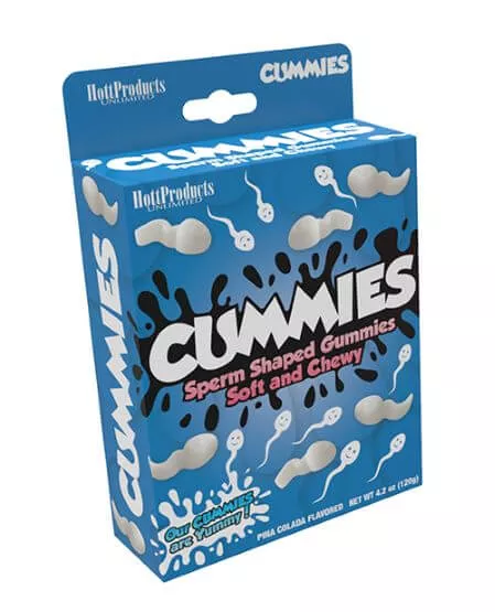 Cummies Sperm Shaped Gummies Pina Colada Flavor