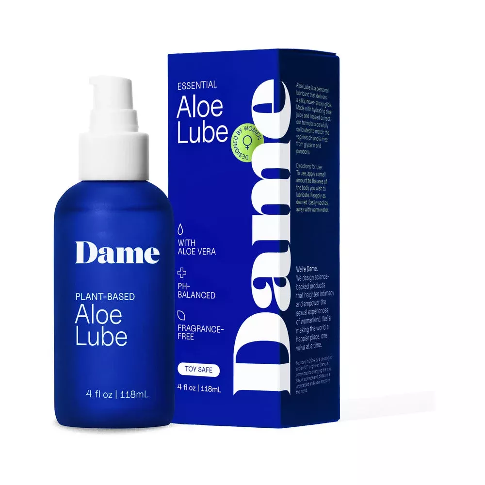 Dame Aloe Lube Personal Lubricant 4 oz.