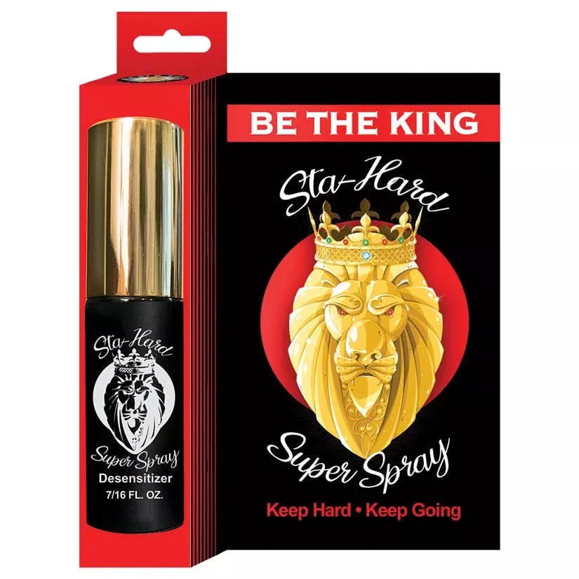Desensitizer Be The King Sta-Hard Super Spray - The Pink Case Sex Shop