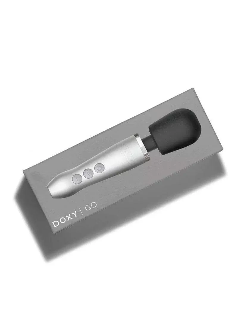Doxy Go Rechargeable Body Wand Brushed Metal