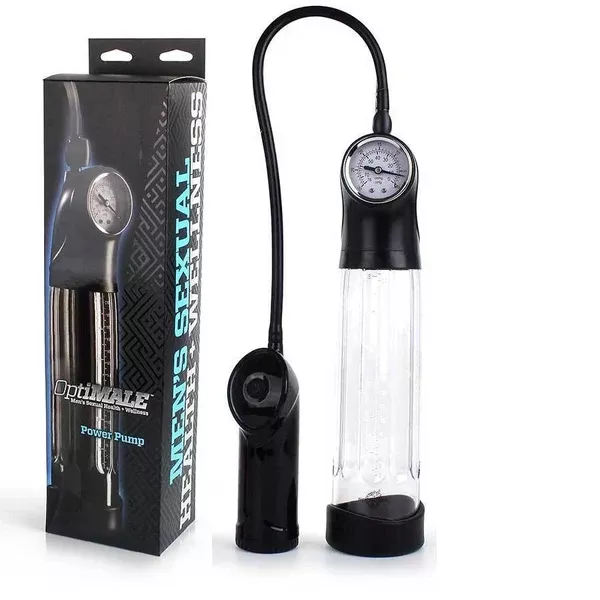 Electric Power Penis Pump with Air Gauge by Optimale