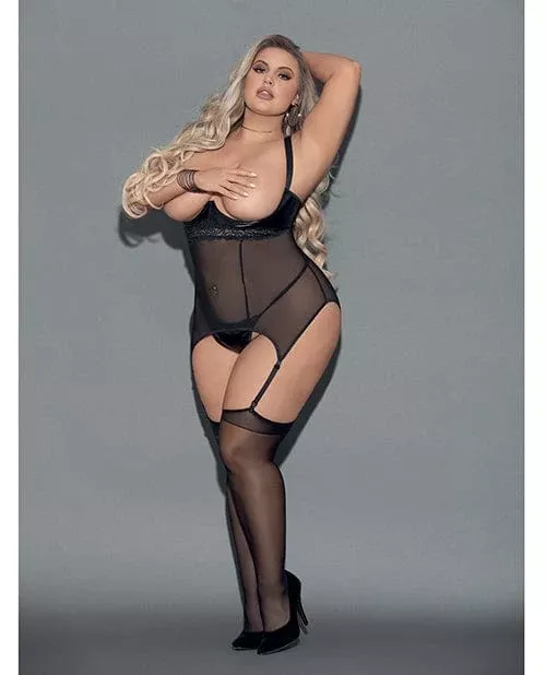 Euphoria Cupless Bustier with Hose