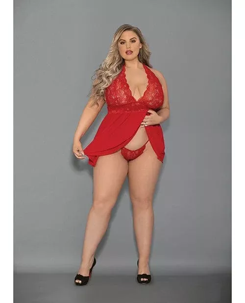 Euphoria Shorty Babydoll & Open Panty